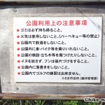 【2021年】うるま市の田場児童公園は広い広場と巨大コンクリート滑り台が楽しい！_注意事項1