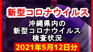 【2021年5月12日分】沖縄県内で実施されている新型コロナウイルスの検査状況について