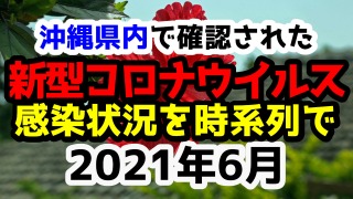 【2021年6月】沖縄県内で確認された新型コロナウイルスの感染状況について経緯を時系列にまとめてみた※随時更新