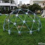 【2021年】連結型の巨大遊具が楽しすぎる！沖縄市の黒潮公園は広場と巨大遊具が魅力的な公園です！_ジャングルジム
