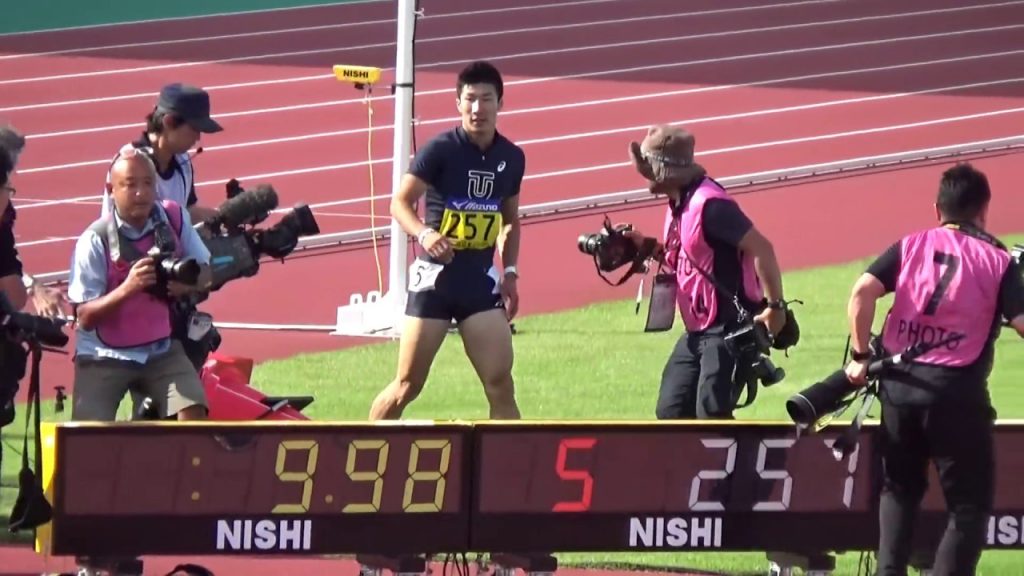 2017.9.9 【9.98！】全日本インカレ 桐生祥秀君【 陸上界の歴史的一日！】_サムネイル画像（kyohei tomita：https://youtu.be/nkwIa8UzwIc）