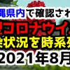 【2021年8月】沖縄県内で確認された新型コロナウイルスの感染状況について経緯を時系列にまとめてみた※随時更新