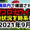 【2021年9月】沖縄県内で確認された新型コロナウイルスの感染状況について経緯を時系列にまとめてみた※随時更新